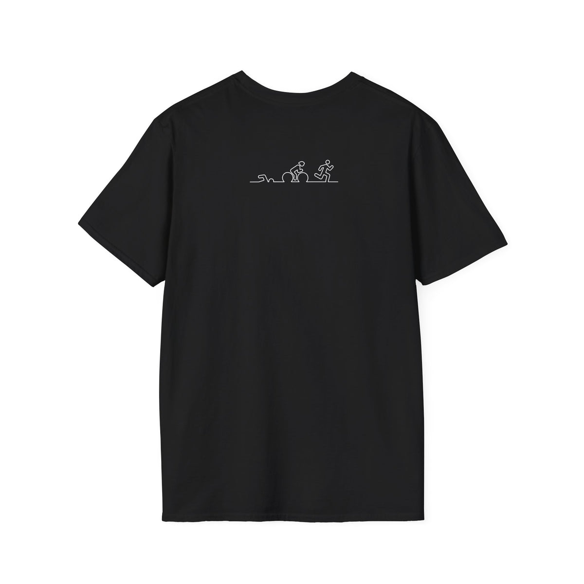 No Excuses Triathlon Tee - Rose & Lime