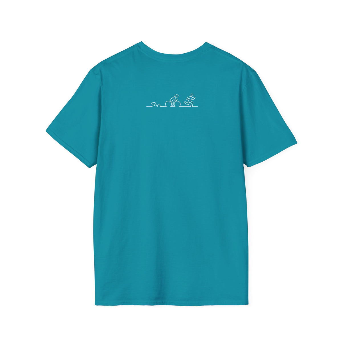 No Excuses Triathlon Tee - Rose & Lime