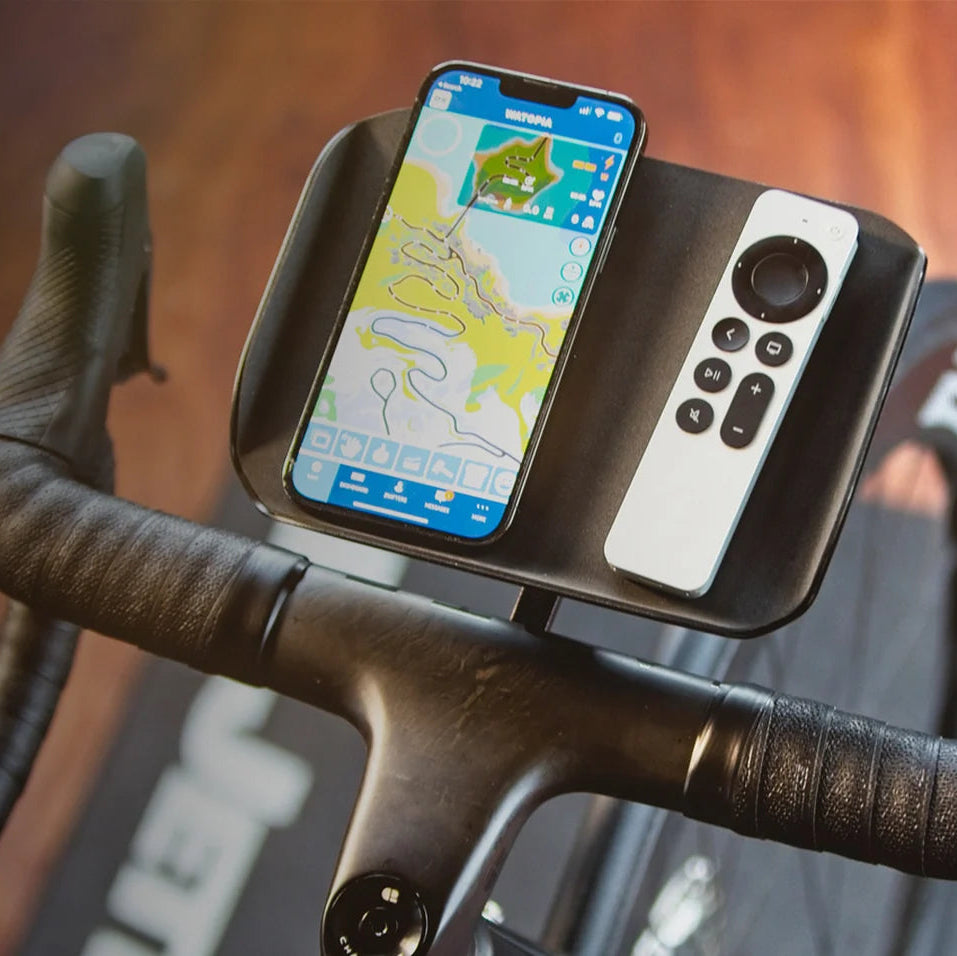 JetBlack Trainer Tray | Handlebar-Mounted Indoor Cycling Tray
