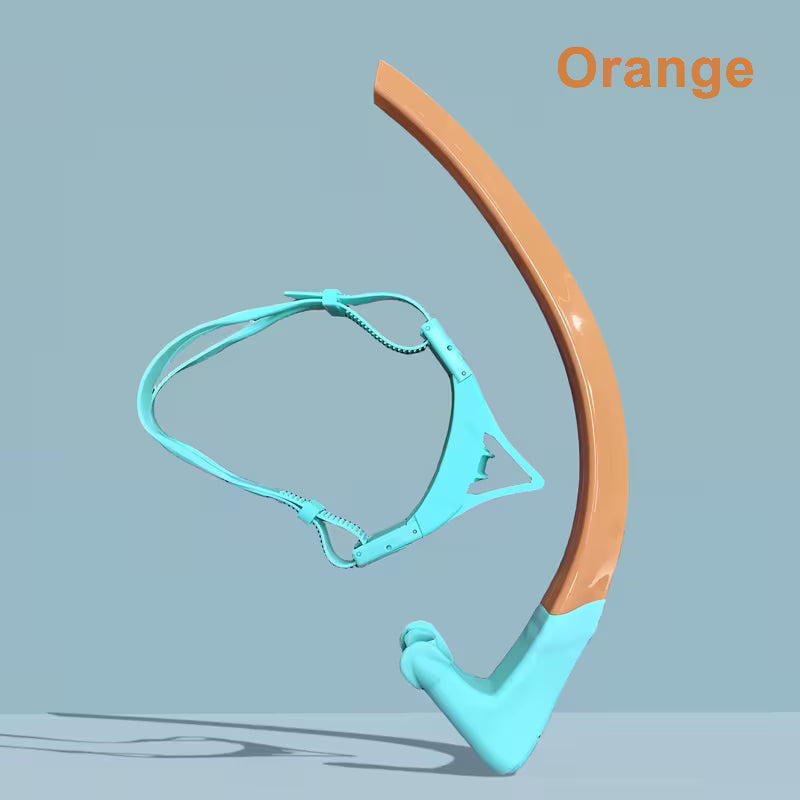 Swim Training Snorkel – Curved & Hydrodynamic Variants, Comfortable & Adjustable