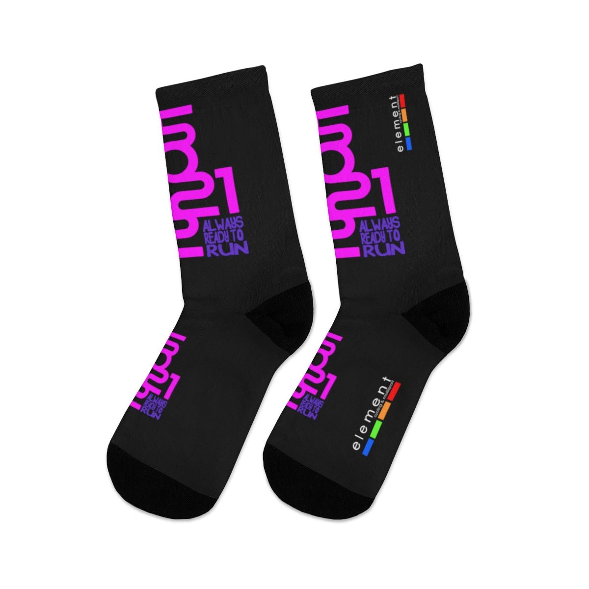 Always Ready To Run Socks - Element Tri & Bicycle Works