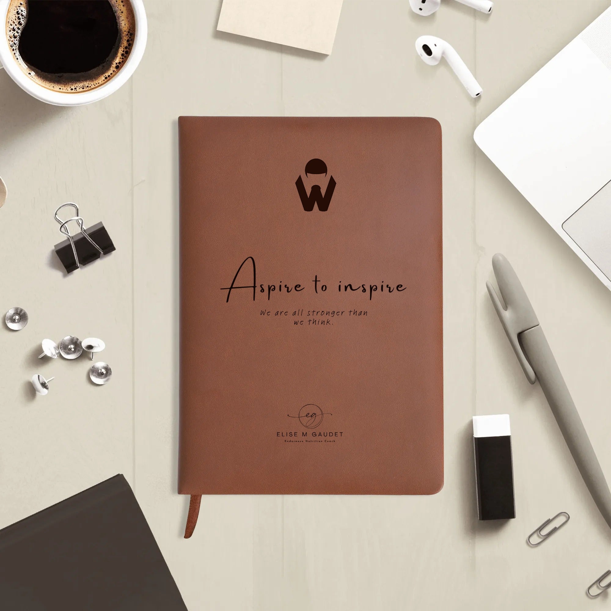 Aspire to be Inspired — Custom Engraved Journal. - Element Tri & Bicycle Works