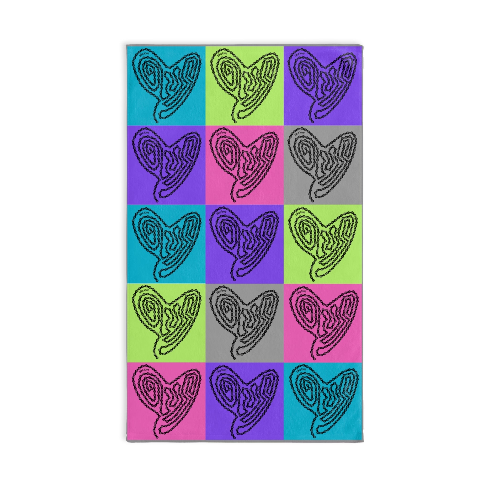 Bike Love Brights Hand Towel - Element Tri & Bicycle Works