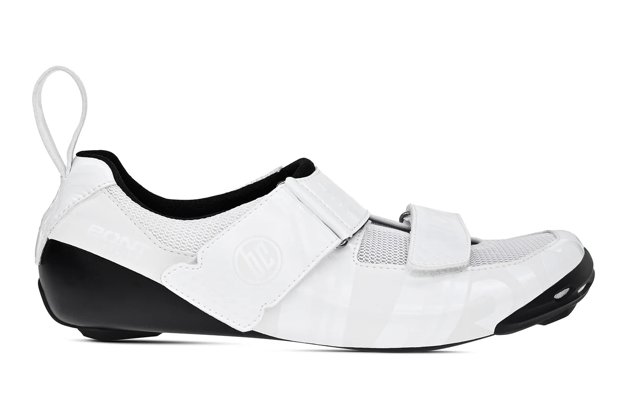 Bont Riot TR+ Triathlon Cycling Shoe – White - Element Tri & Bicycle Works