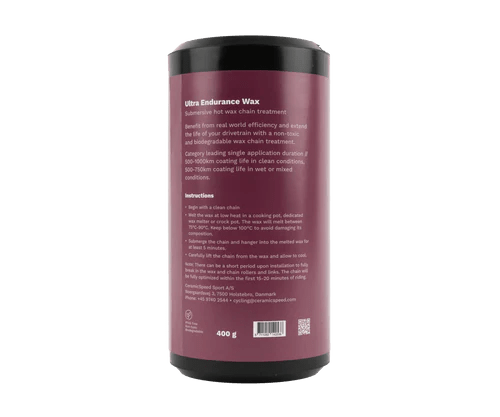 Ceramic Speed UFO Ultra Endurance Wax Kit – Hot Melt Bike Chain Lubricant, Long - Lasting & Quiet Performance - Element Tri & Bicycle Works