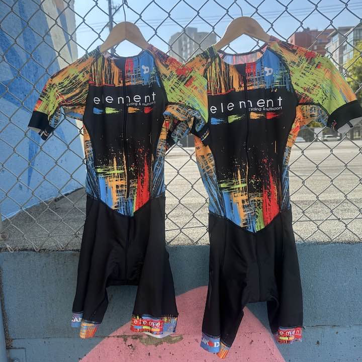 Element Sleeved Triathlon Suit – Performance Trisuit for Training & Racing - Element Tri & Bicycle Works