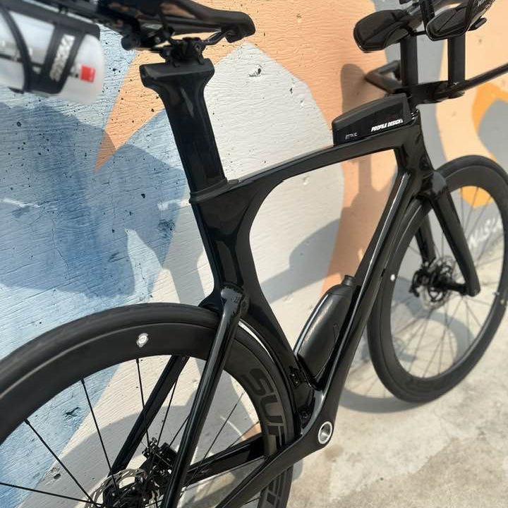 Element Winow Custom Triathlon Bike – Race - Ready Carbon Build in Black