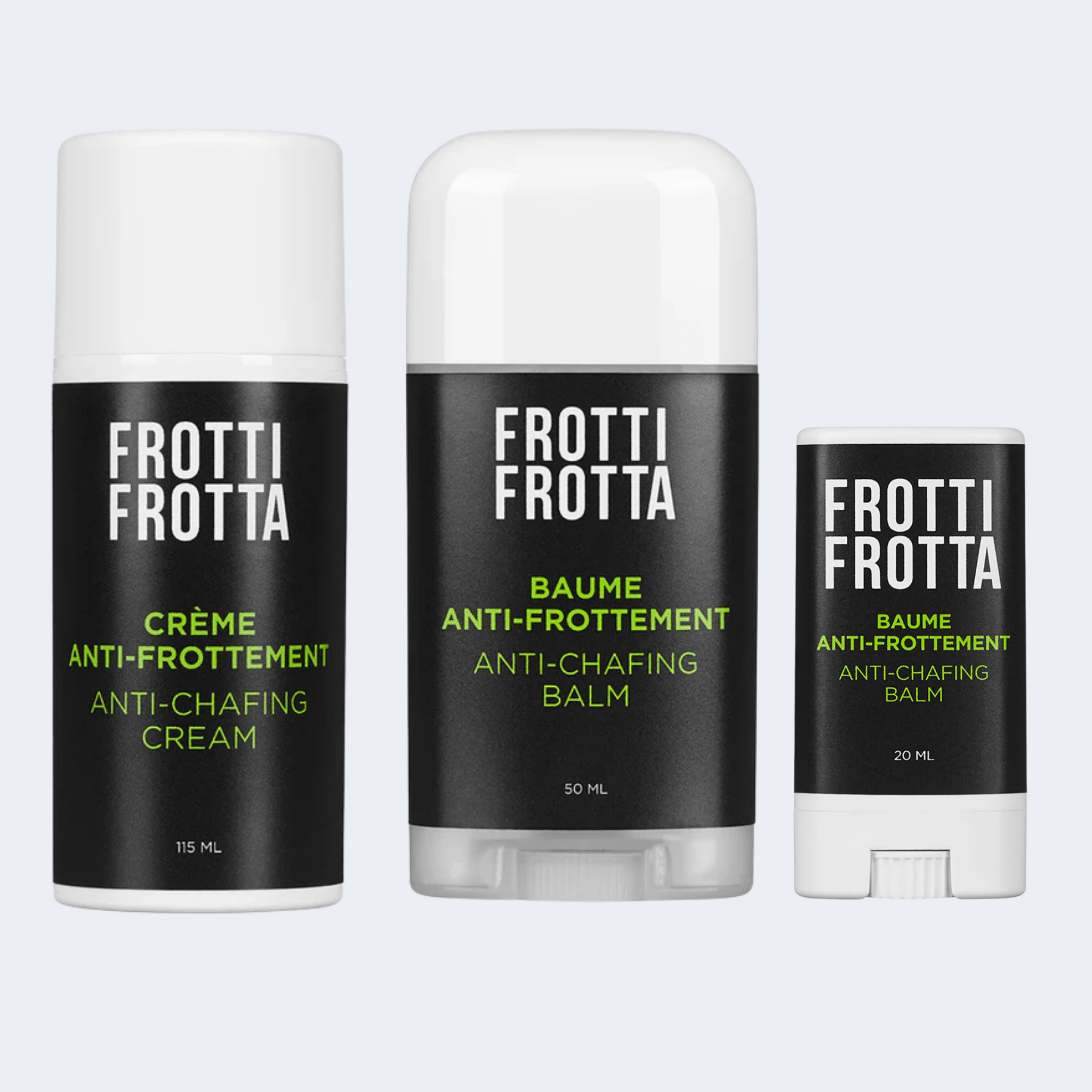 ✦ FrottiFrotta Anti - Chafing Bundle – Cream (115ml) + Balm Stick (20ml or 50ml) - Element Tri & Bicycle Works