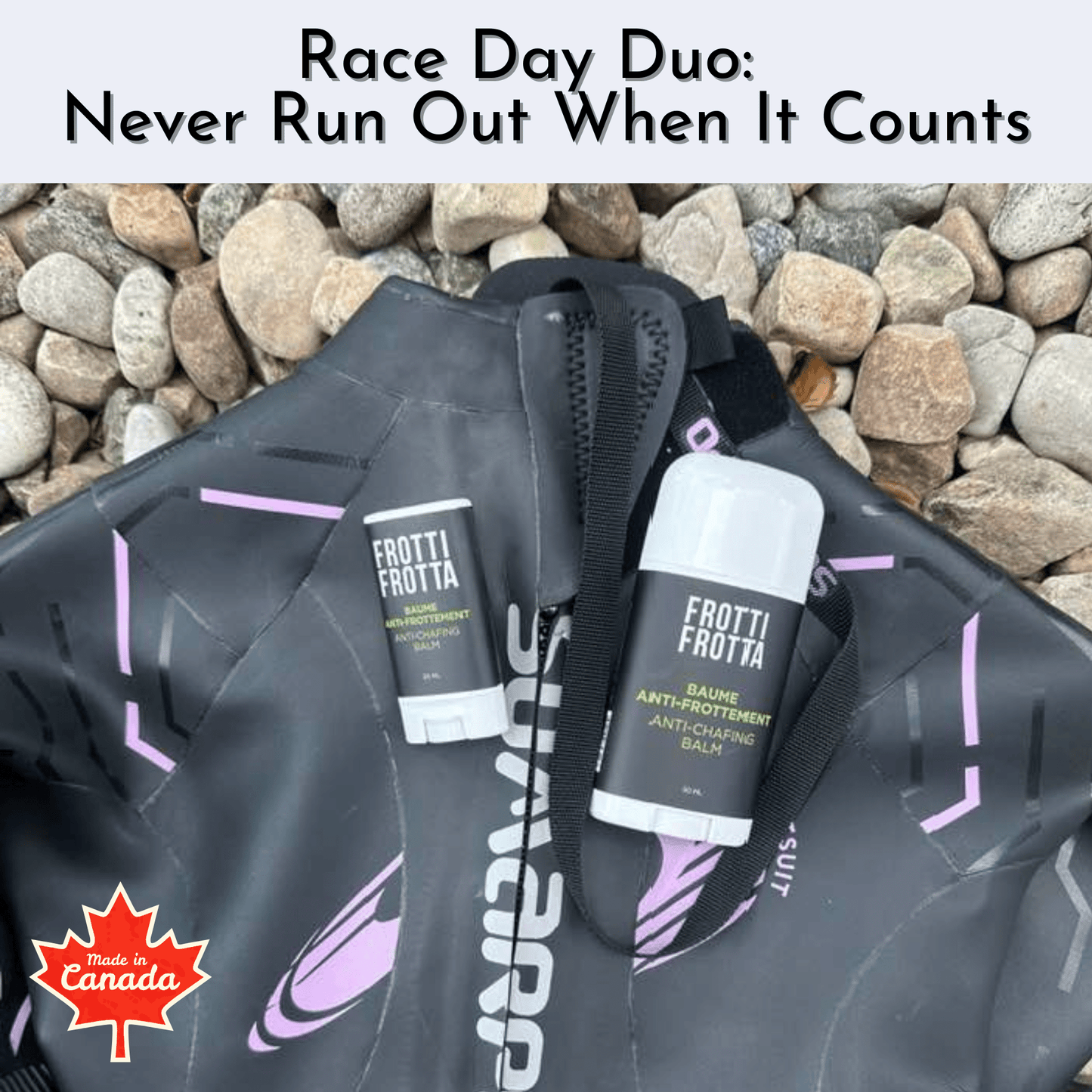 ✦ FrottiFrotta Anti - Chafing Bundle – Cream (115ml) + Balm Stick (20ml or 50ml) - Element Tri & Bicycle Works
