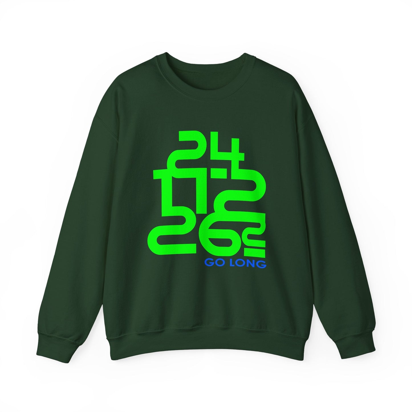 Go Long Sweatshirt - Gildan Unisex Heavy Blend™ Crewneck Sweatshirt - Element Tri & Bicycle Works