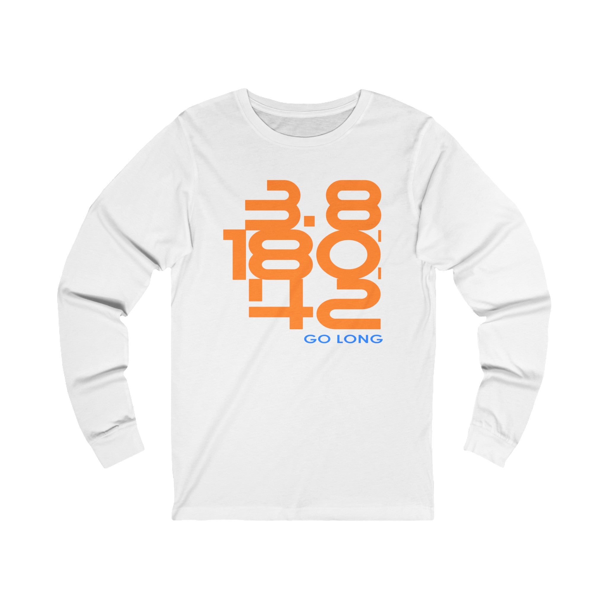 Go Long Unisex Jersey Long Sleeve Tee Triathlon Journey Tee Gift for Triathlete - Element Tri & Bicycle Works