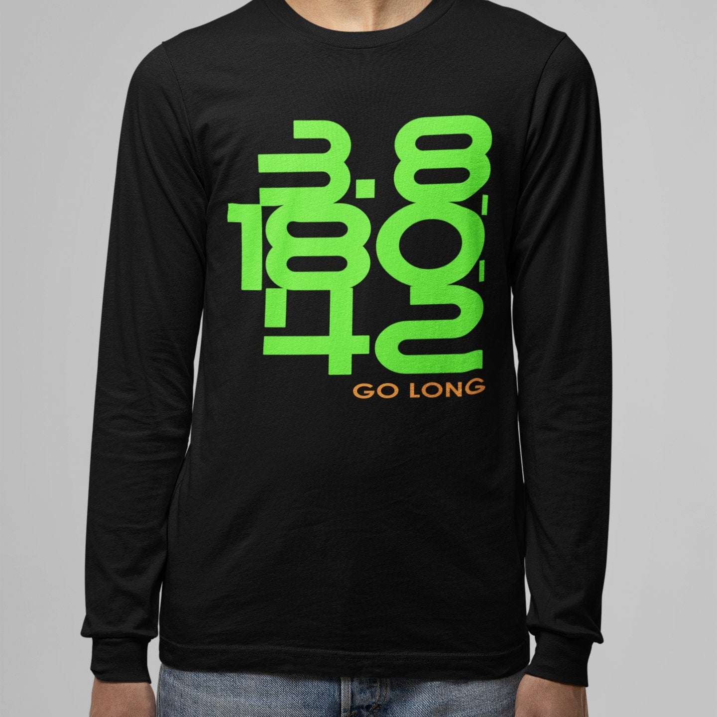 Go Long Unisex Jersey Long Sleeve Tee Triathlon Journey Tee Gift for Triathlete - Element Tri & Bicycle Works