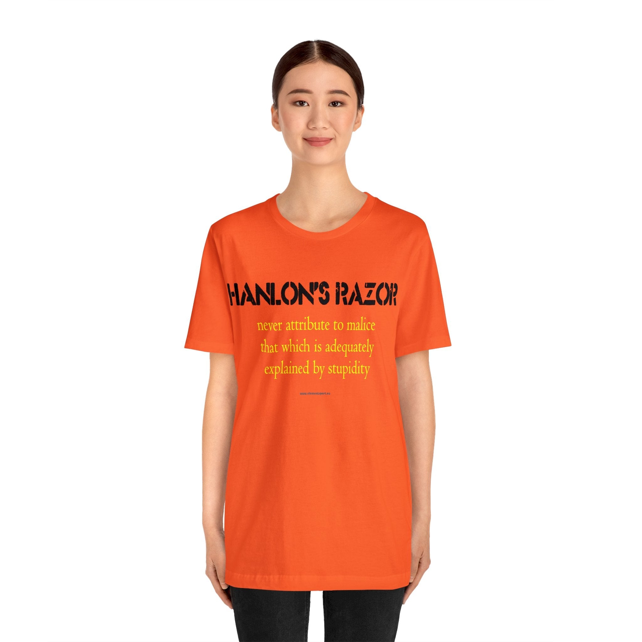 Hanlon's Razor Tee - Element Tri & Bicycle Works