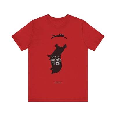 Hippos Kill More Tee - Open Water Swim Tee - Element Tri & Bicycle Works