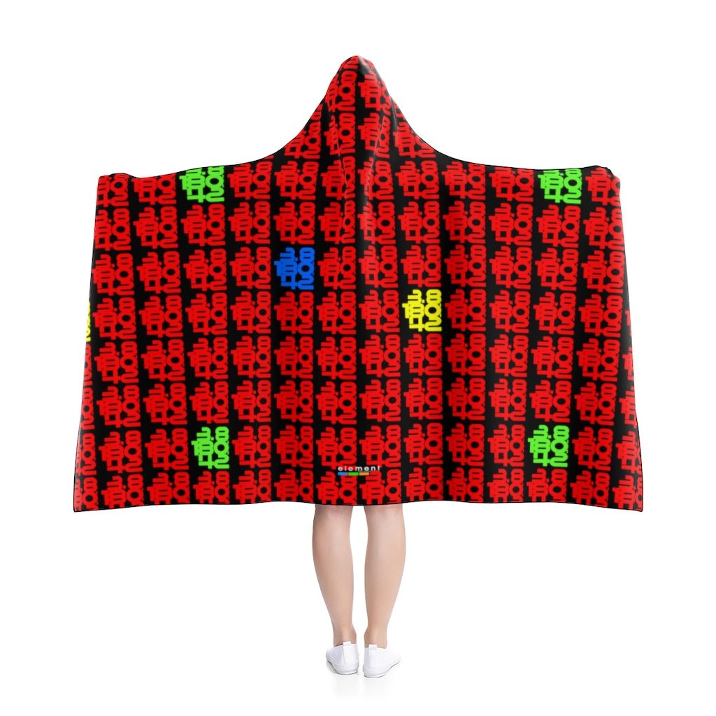 Iron Print Swim Wrap Towel RED - Element Tri & Bicycle Works
