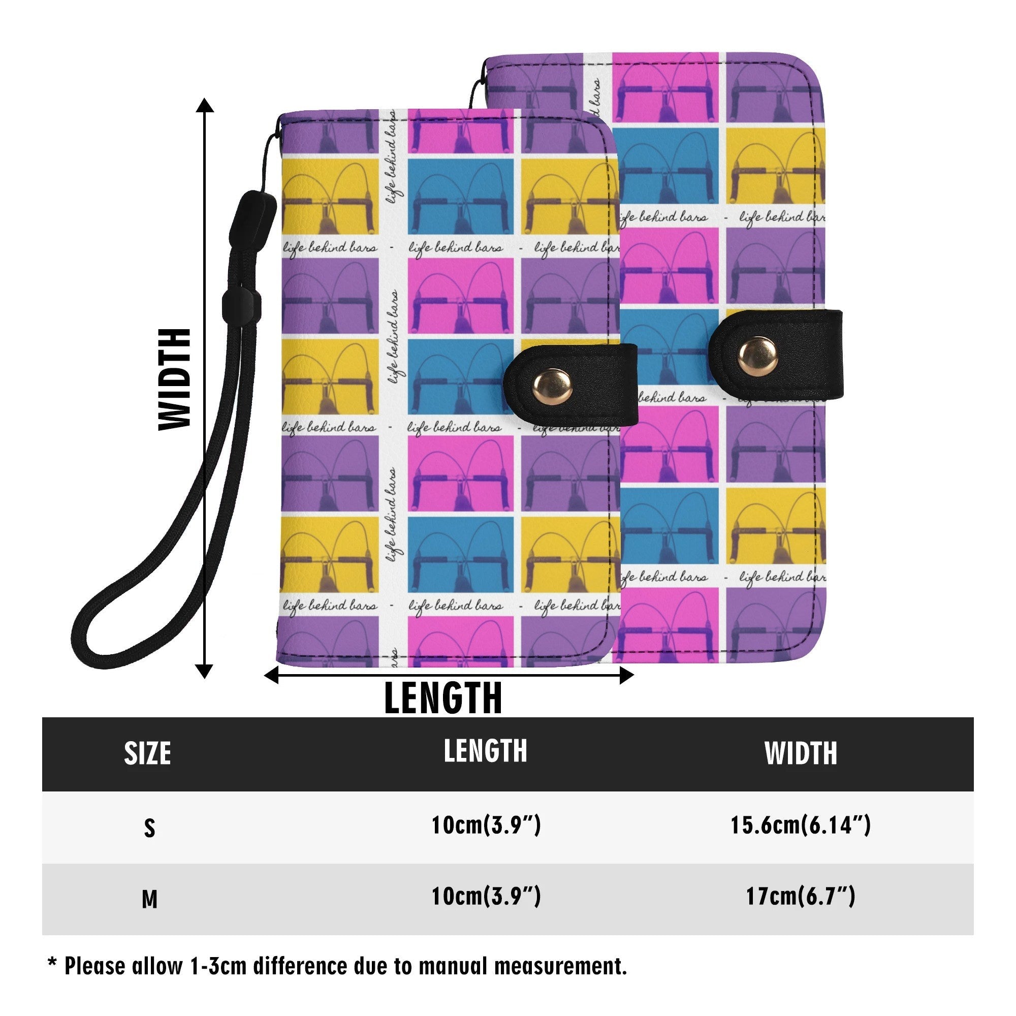 Life Behind Bars – PU Leather Flip Phone Wallet Case - Element Tri & Bicycle Works