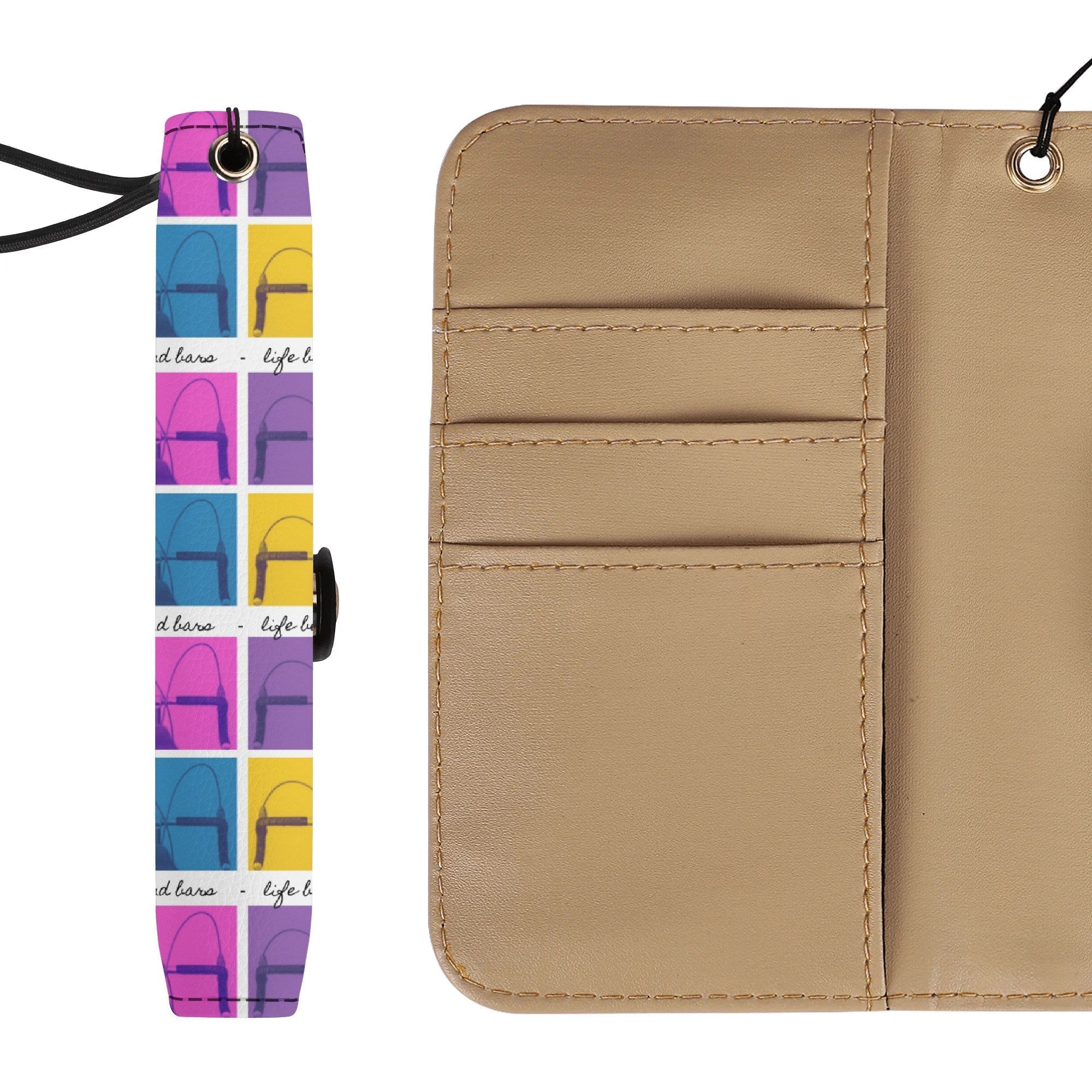 Life Behind Bars – PU Leather Flip Phone Wallet Case - Element Tri & Bicycle Works