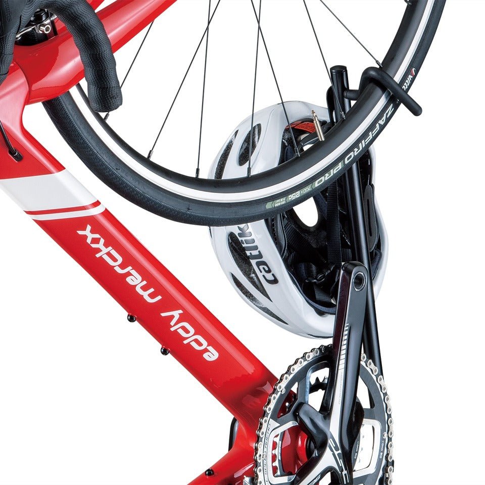 Minoura Adjustable Bike Storage Stand – Vertical & Horizontal Rack - Element Tri & Bicycle Works