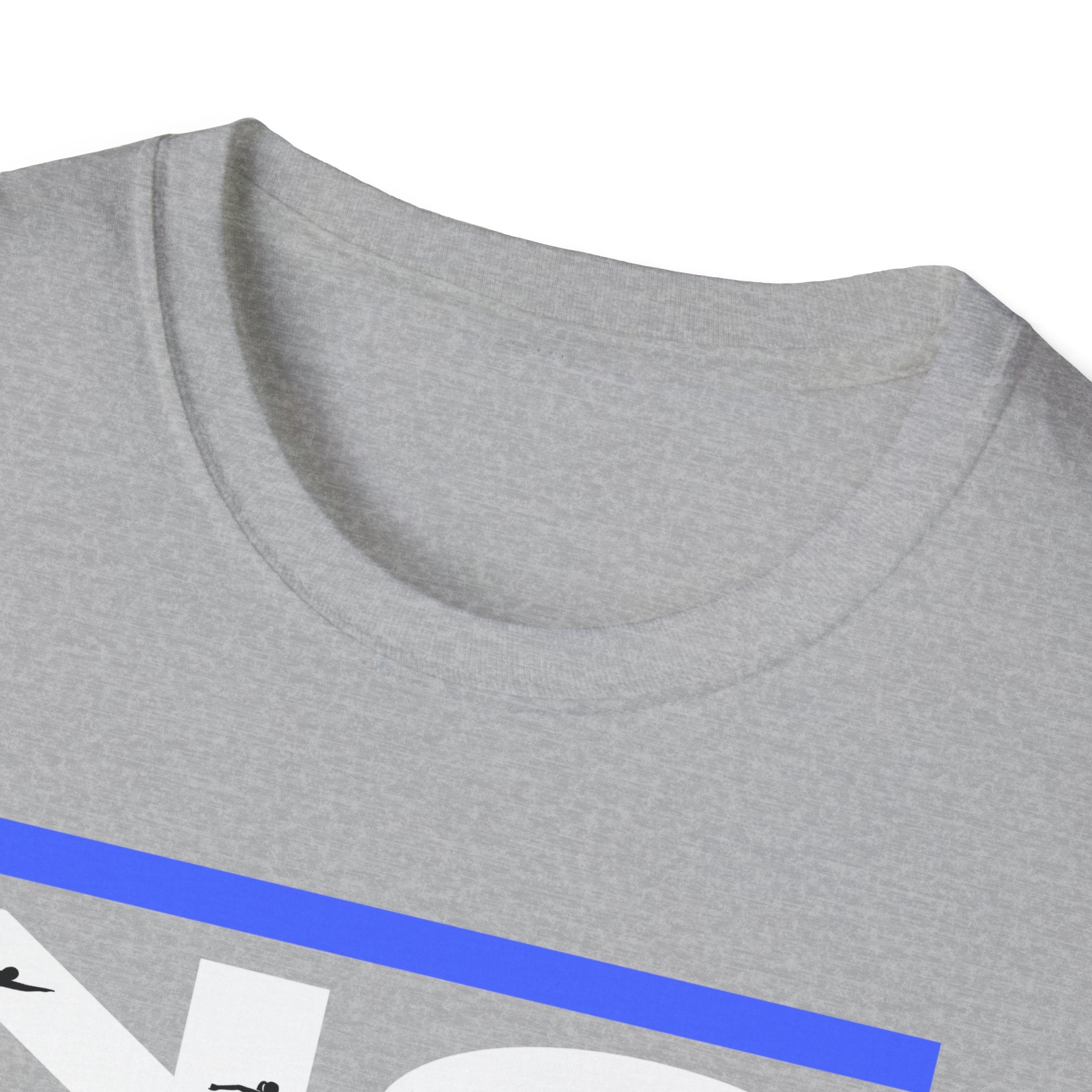 No Excuses Triathlon Lifestyle Tee Blue & Green Unisex Softstyle T-Shirt - Element Tri & Bicycle Works