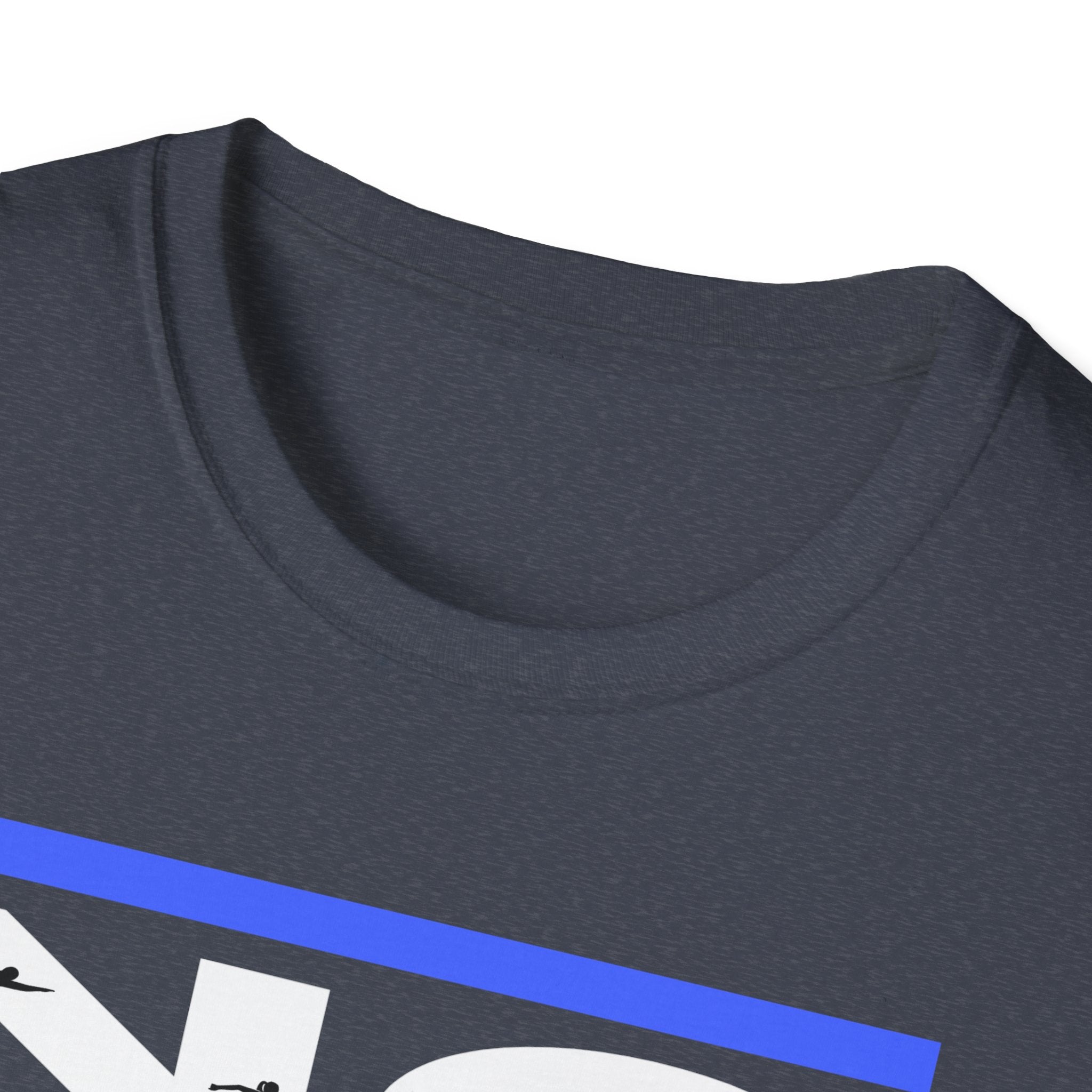 No Excuses Triathlon Lifestyle Tee Blue & Green Unisex Softstyle T-Shirt - Element Tri & Bicycle Works