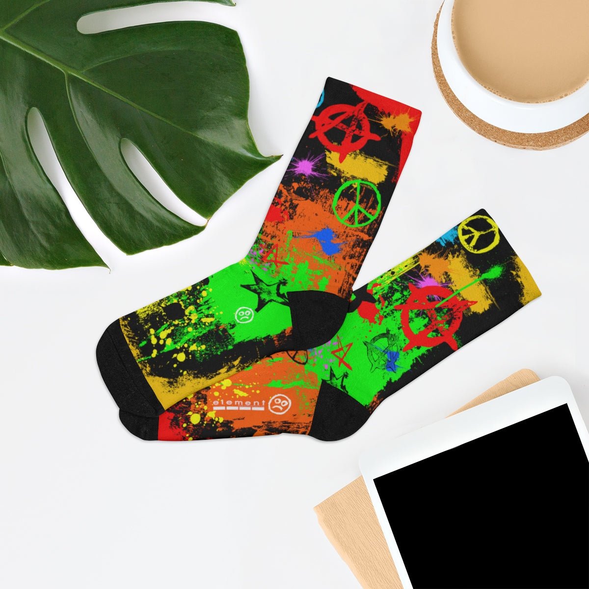 Peace & Anarchy Everywear Socks - Element Tri & Bicycle Works