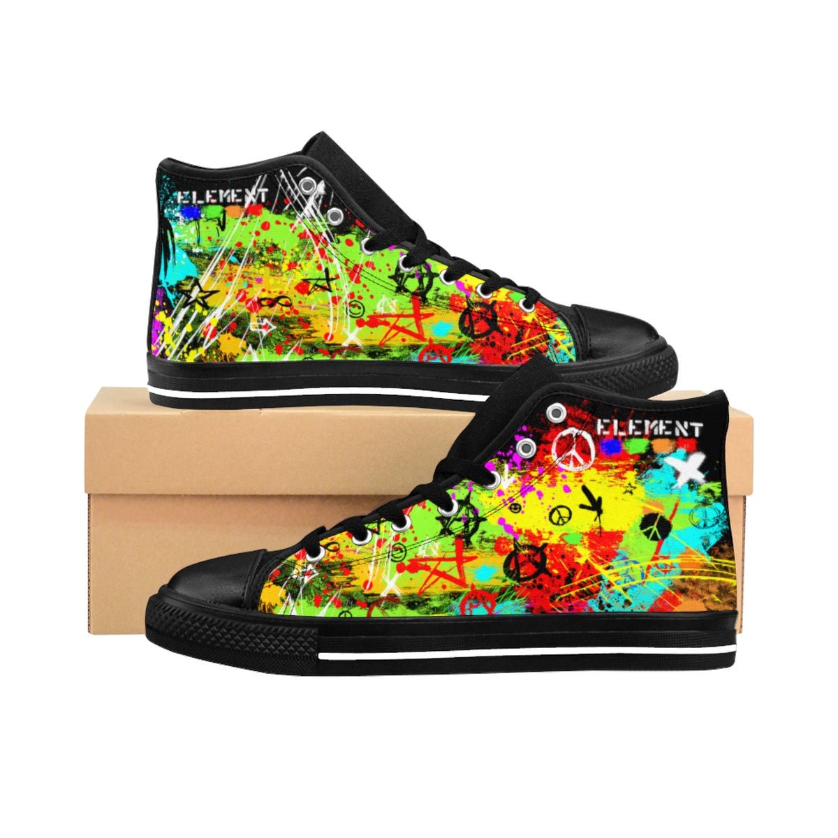 Peace Anarchy High top Sneakers