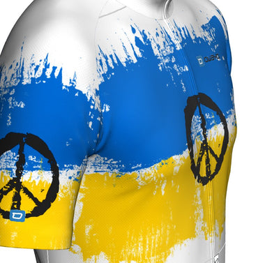 Peace In Ukraine Bike Jersey - Element Tri & Bicycle Works