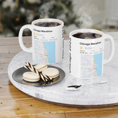 Personalized Cycling Mug - Inspiration, Christmas Gift, Birthday Gift, Celebration - Your Route, Your Mug - Element Tri & Bicycle Works