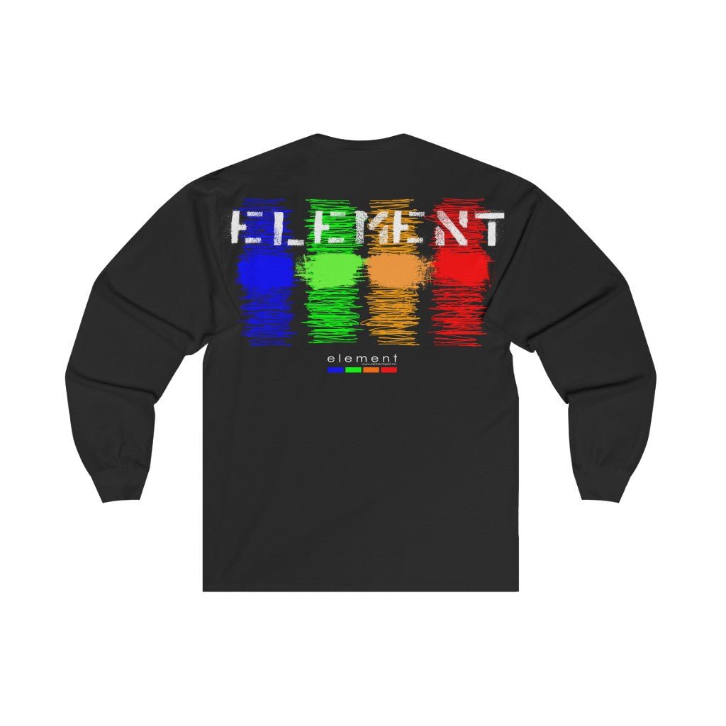 Scribble Long Sleeve Tee - Element Tri & Bicycle Works