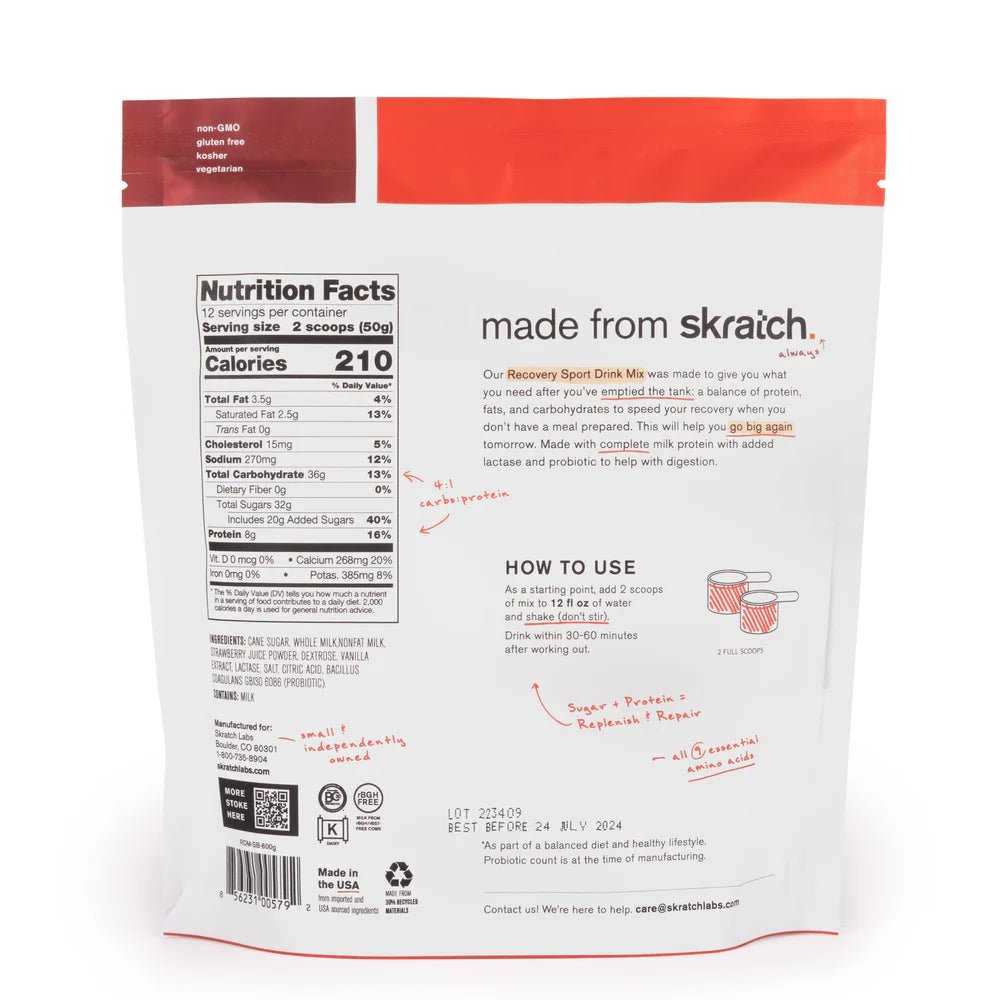 Skratch Recovery Drink Mix - Element Tri & Bicycle Works