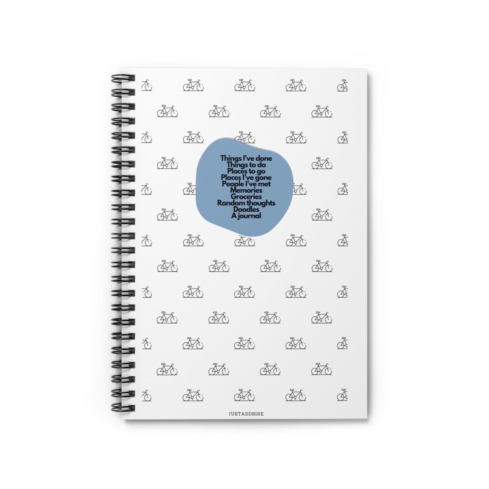 Spiral Notebook for Cyclist Journal Bikes All Over Notebook Gift for Cyclist Christmas Gift Bicycle Notebook - Element Tri & Bicycle Works