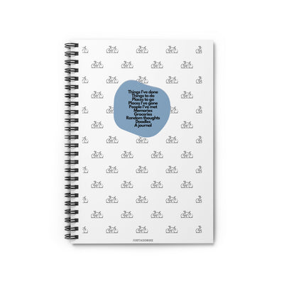 Spiral Notebook for Cyclist Journal Bikes All Over Notebook Gift for Cyclist Christmas Gift Bicycle Notebook - Element Tri & Bicycle Works