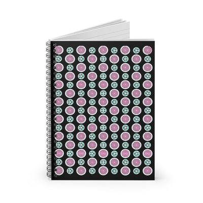 Spiral Notebook for Cyclist Journal Colour Wheel Print Notebook Gift for Cyclist Christmas Gift Bicycle Notebook - Element Tri & Bicycle Works
