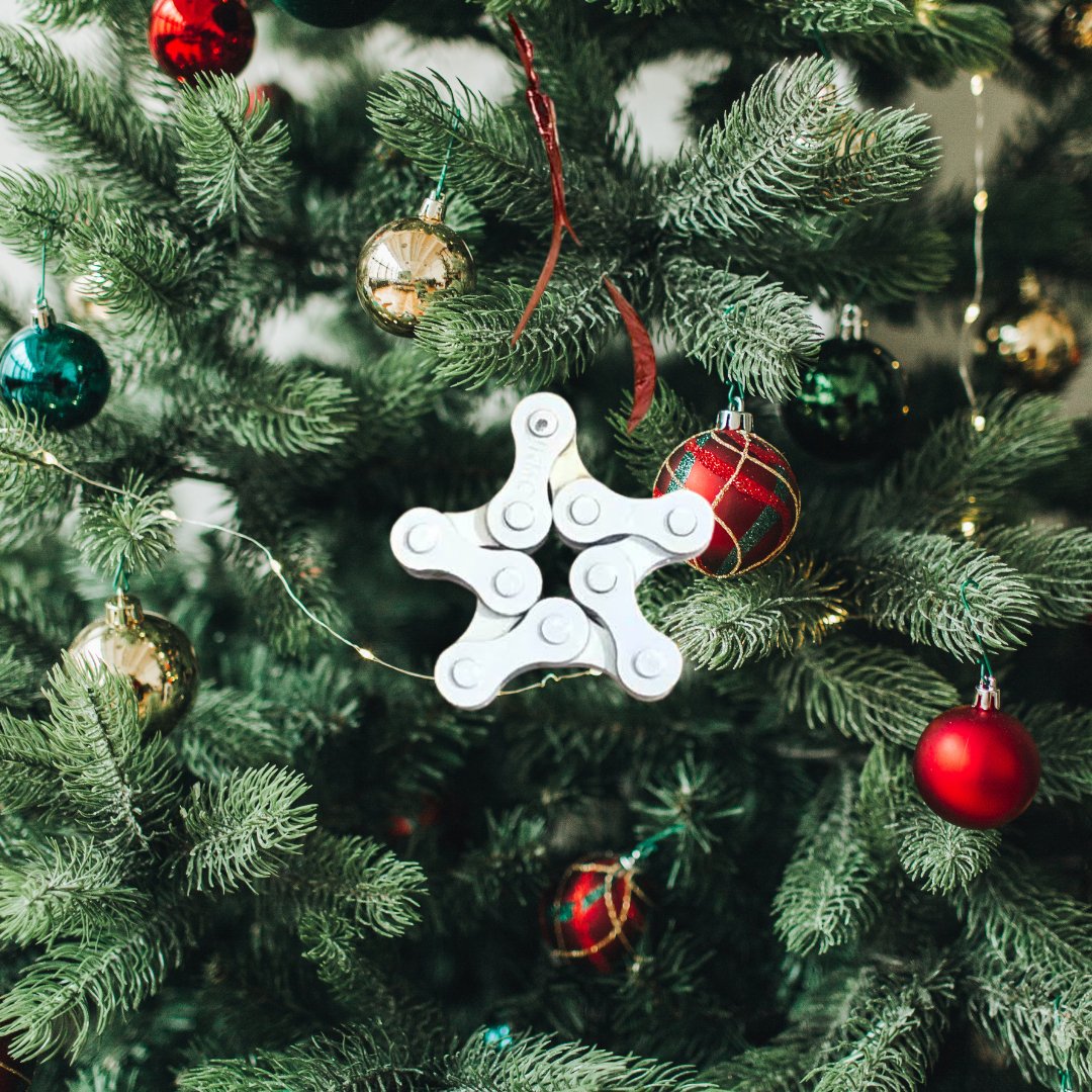 Star Keychain or Ornament - Element Tri & Bicycle Works