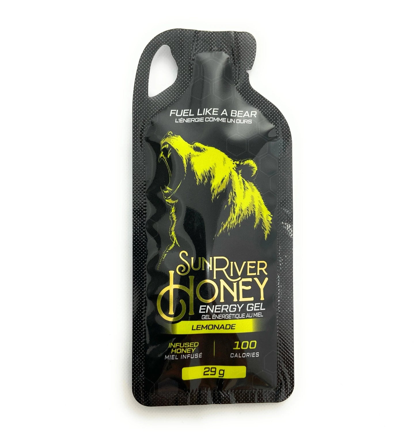 Sun River Honey Energy Gel pouch – natural Canadian sports nutrition made with real honey