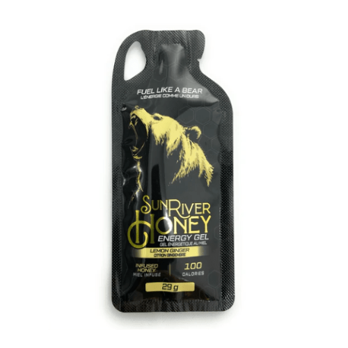 Sun River Honey Energy Gel pouch – natural Canadian sports nutrition made with real honey
