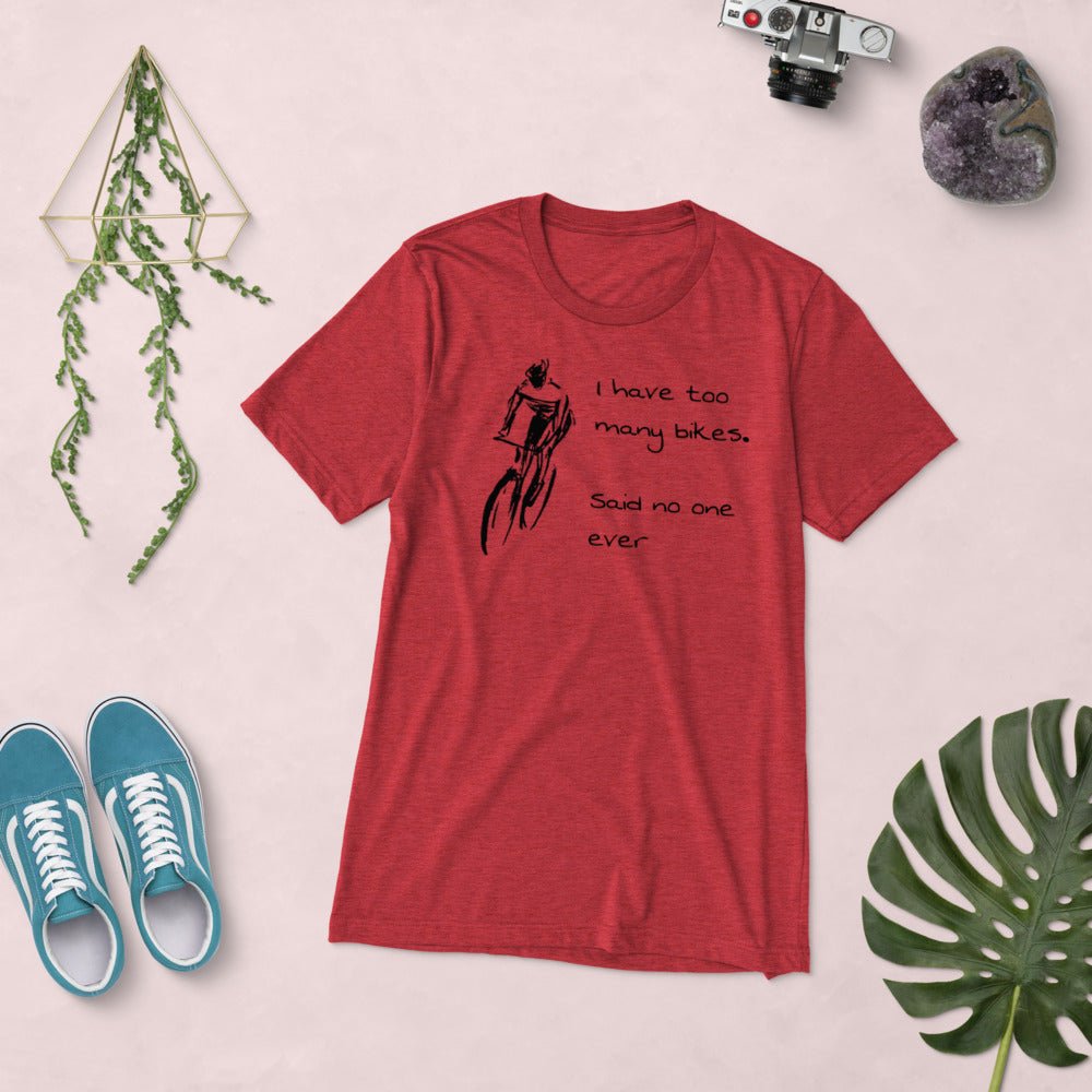 Too Many Bikes Short sleeve t-shirt - Element Tri & Bicycle Works