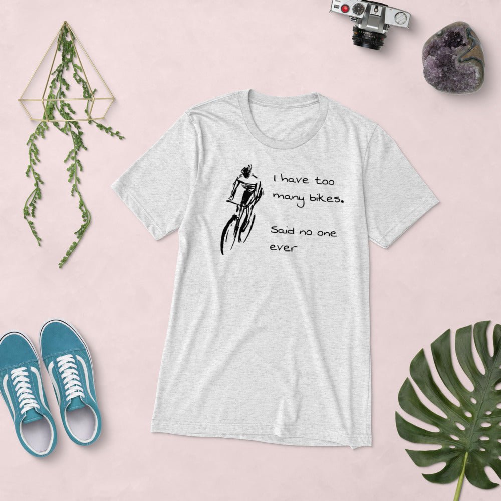 Too Many Bikes Short sleeve t-shirt - Element Tri & Bicycle Works