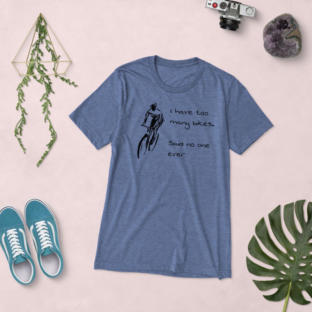 Too Many Bikes Short sleeve t-shirt - Element Tri & Bicycle Works