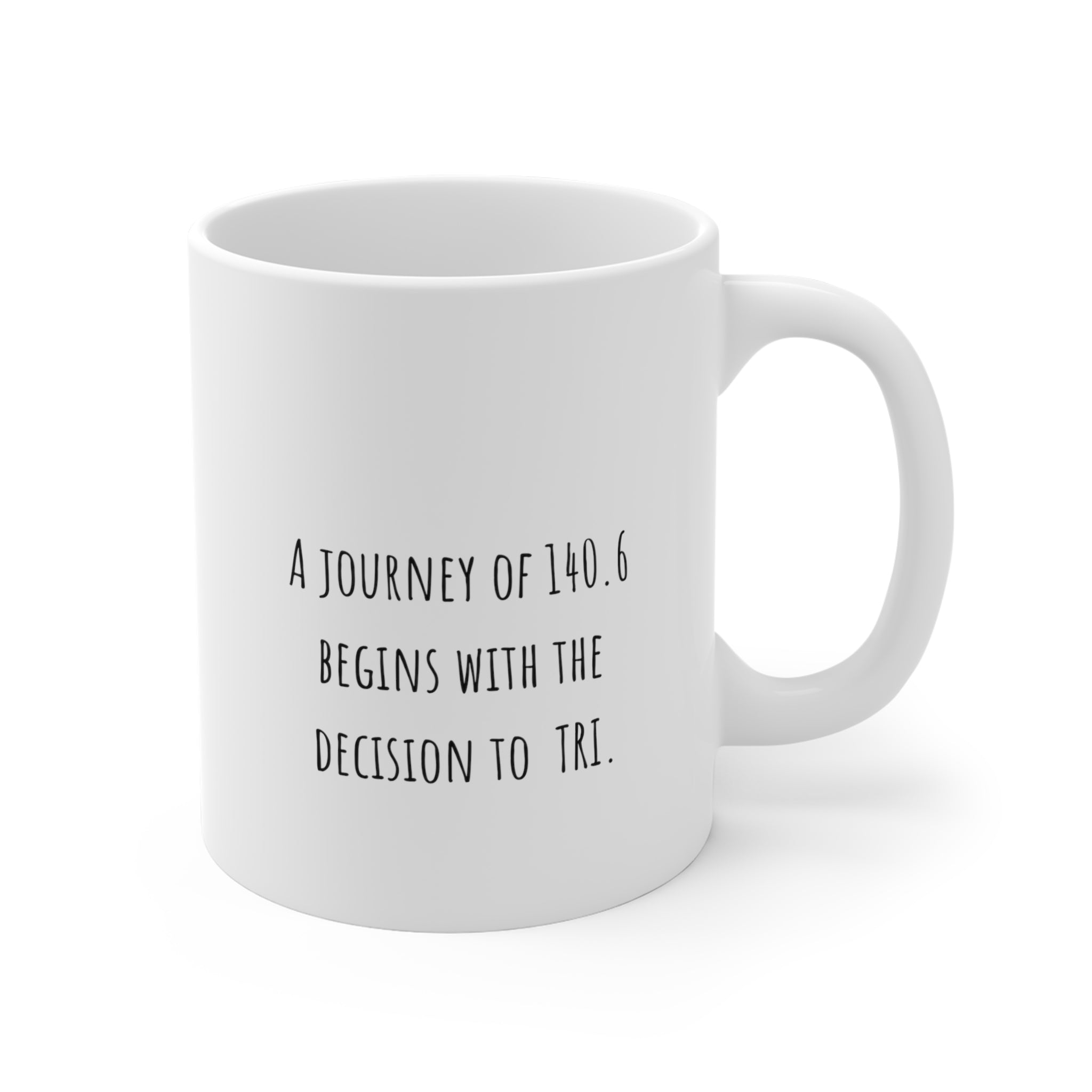 Triathlon Journey Gift Mug for Triathlete (11oz) - Element Tri & Bicycle Works