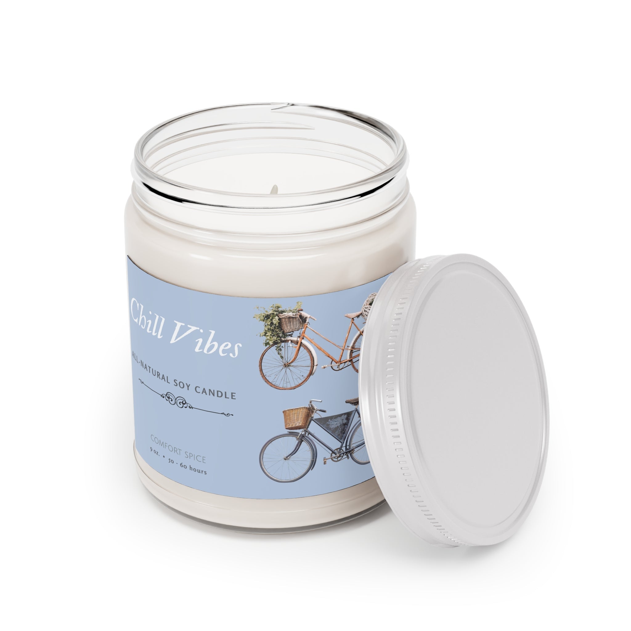 Vintage Bikes Comfort Spice Scented Candle, 9oz - Element Tri & Bicycle Works