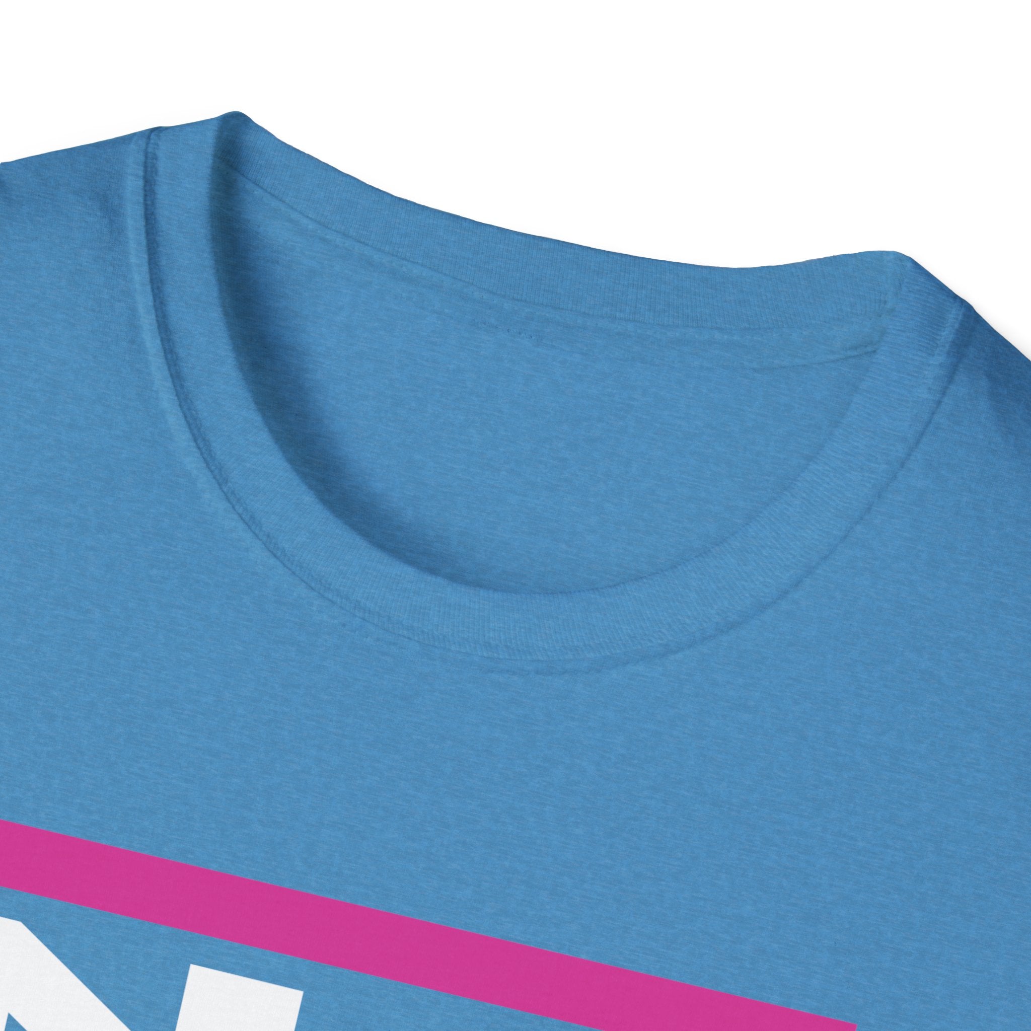 No Excuses Triathlon Lifestyle Tee Rose & Lime Unisex Softstyle T-Shirt