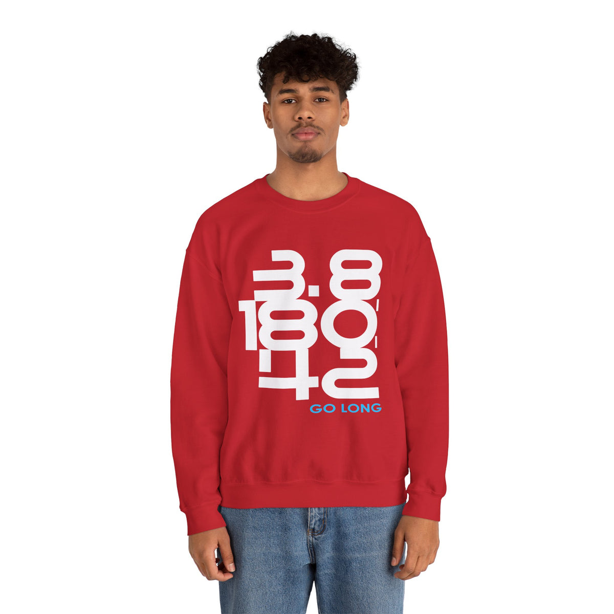 Go Long | Ironman Distance Triathlon Crewneck Sweatshirt