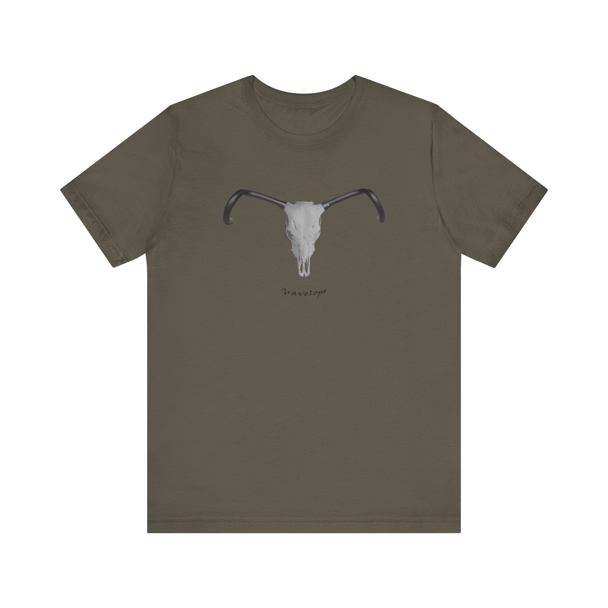Gravelope Unisex Tee - Mythical Creature with Gravel Bike Handlebars