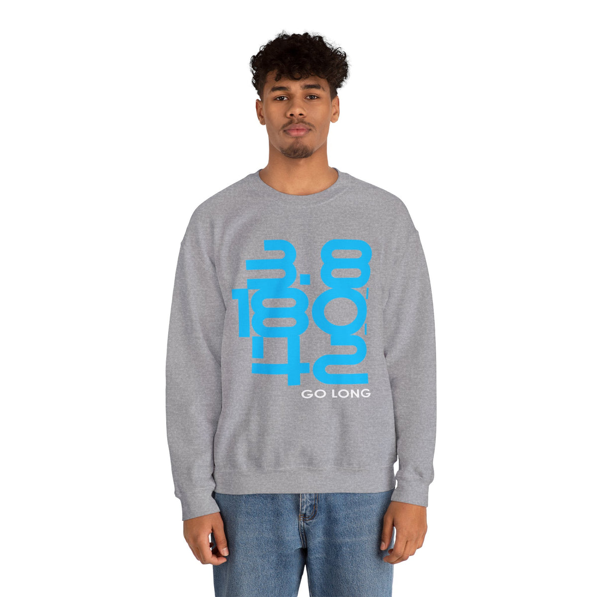 Go Long | Ironman Distance Triathlon Crewneck Sweatshirt