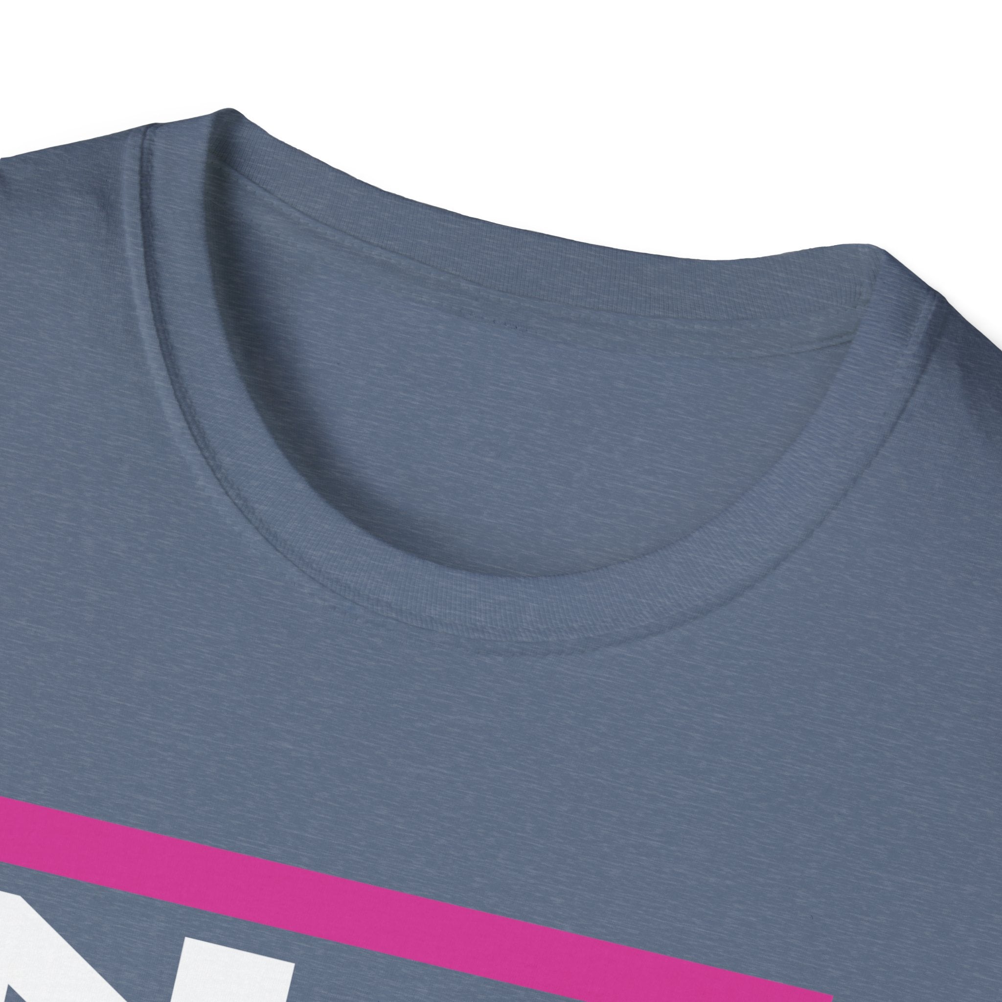 No Excuses Triathlon Lifestyle Tee Rose & Lime Unisex Softstyle T-Shirt