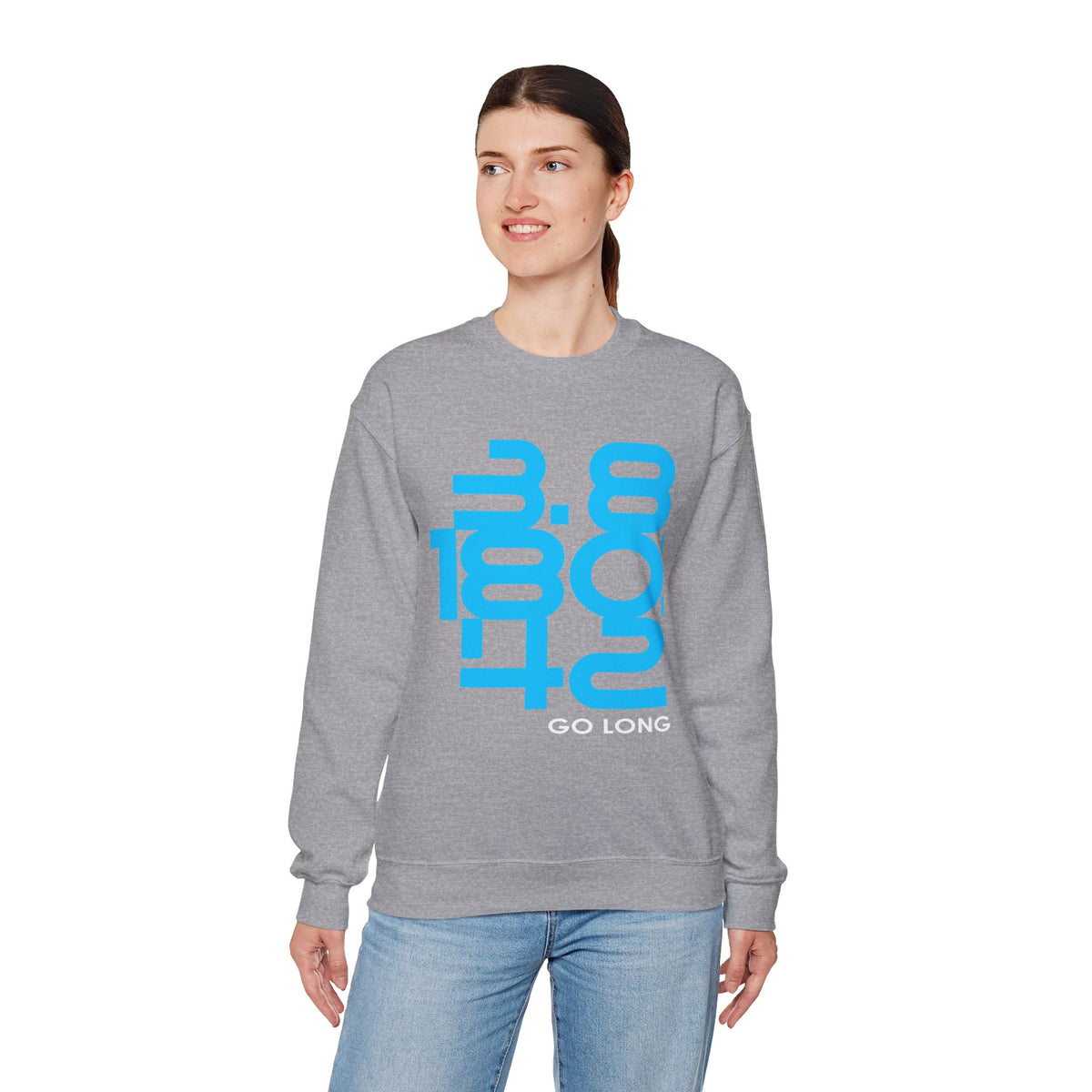 Go Long | Ironman Distance Triathlon Crewneck Sweatshirt