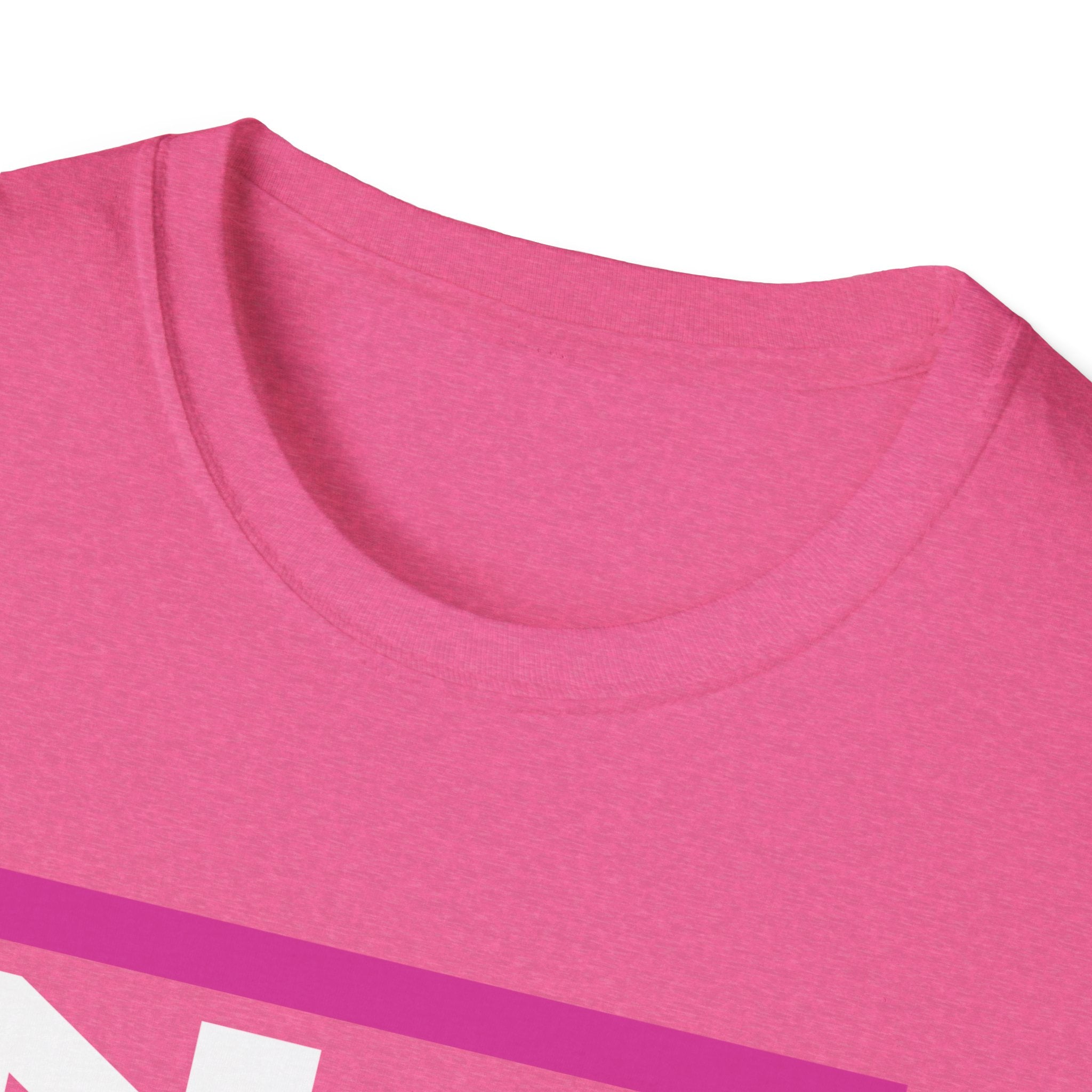 No Excuses Triathlon Lifestyle Tee Rose & Lime Unisex Softstyle T-Shirt