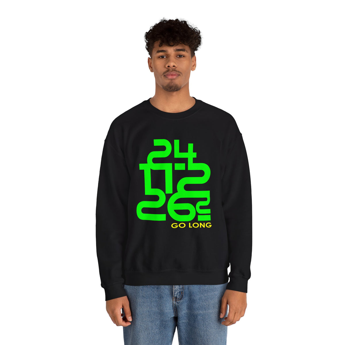 Go Long | Ironman Distance Triathlon Crewneck Sweatshirt
