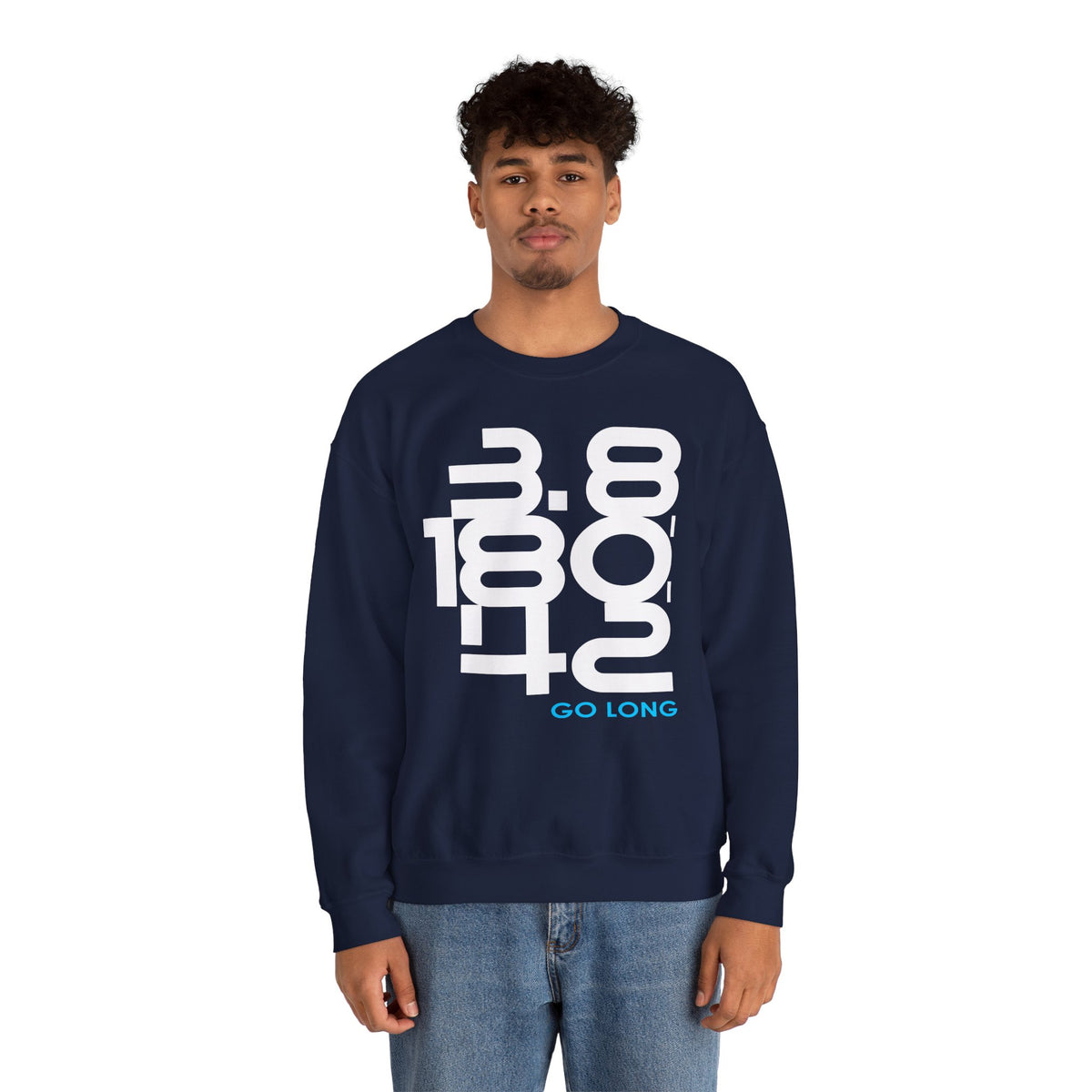 Go Long | Ironman Distance Triathlon Crewneck Sweatshirt